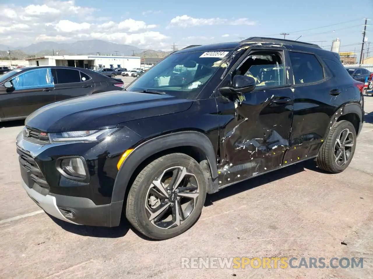 1 Photograph of a damaged car KL79MTSL1MB128789 CHEVROLET TRAILBLZR 2021