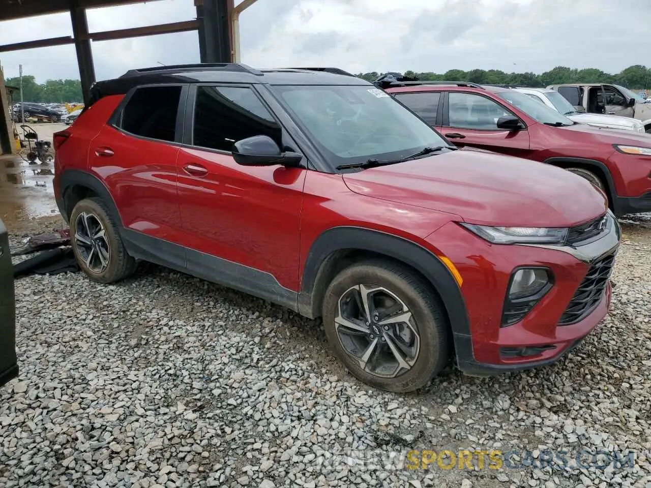 4 Photograph of a damaged car KL79MTSL2MB127974 CHEVROLET TRAILBLZR 2021