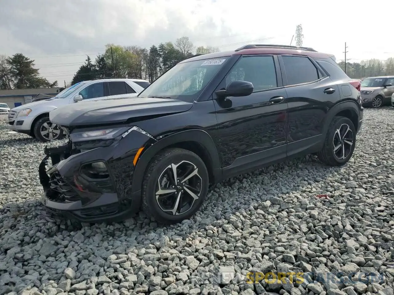 1 Photograph of a damaged car KL79MTSL7MB159268 CHEVROLET TRAILBLZR 2021