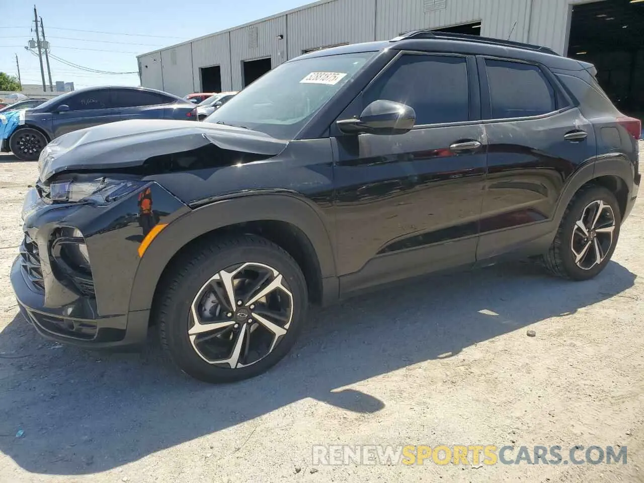 1 Photograph of a damaged car KL79MTSL8MB164365 CHEVROLET TRAILBLZR 2021