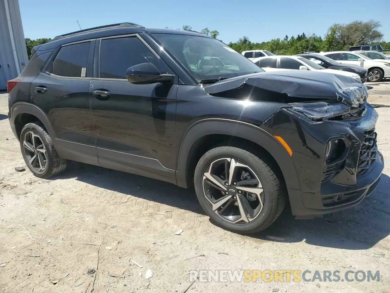 4 Photograph of a damaged car KL79MTSL8MB164365 CHEVROLET TRAILBLZR 2021
