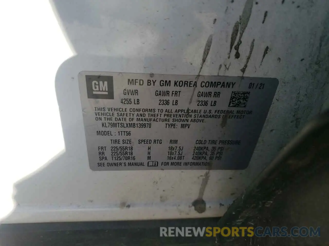 14 Фотография поврежденного автомобиля KL79MTSLXMB139970 CHEVROLET TRAILBLZR 2021