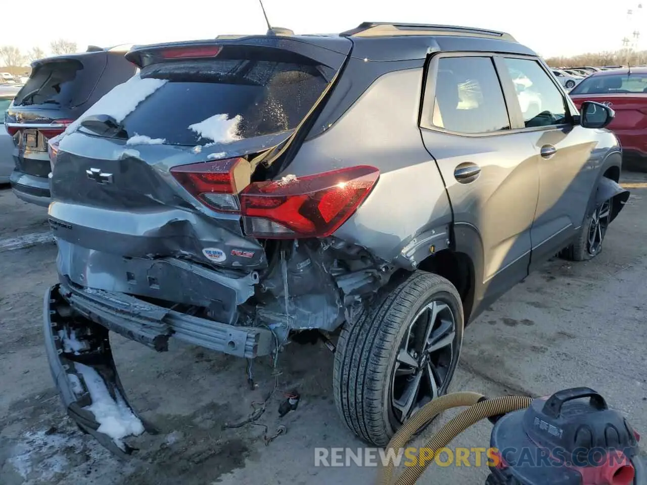 3 Photograph of a damaged car KL79MUSL1MB022980 CHEVROLET TRAILBLZR 2021
