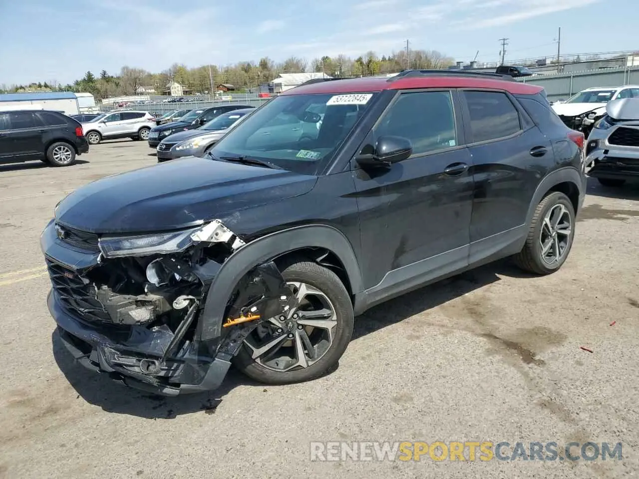 1 Photograph of a damaged car KL79MUSL1MB060385 CHEVROLET TRAILBLZR 2021