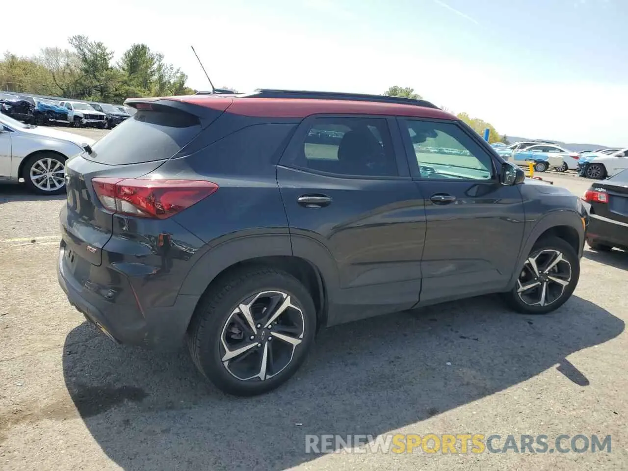 3 Photograph of a damaged car KL79MUSL1MB060385 CHEVROLET TRAILBLZR 2021