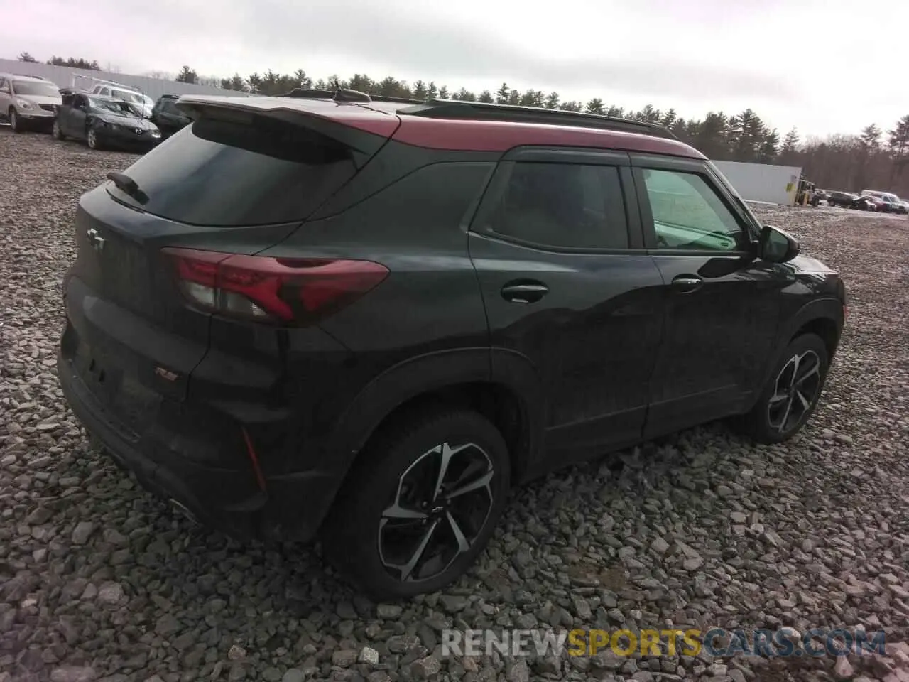 3 Фотография поврежденного автомобиля KL79MUSL2MB015276 CHEVROLET TRAILBLZR 2021