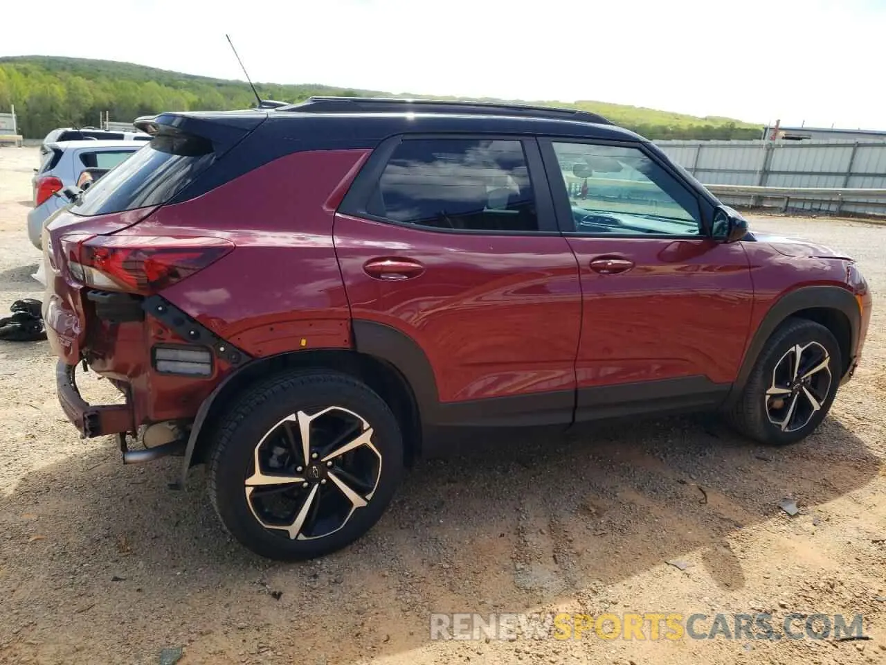3 Photograph of a damaged car KL79MUSL3MB145129 CHEVROLET TRAILBLZR 2021
