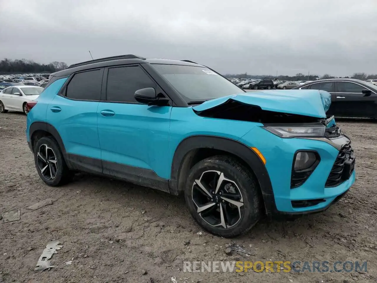 4 Фотография поврежденного автомобиля KL79MUSL5MB103044 CHEVROLET TRAILBLZR 2021