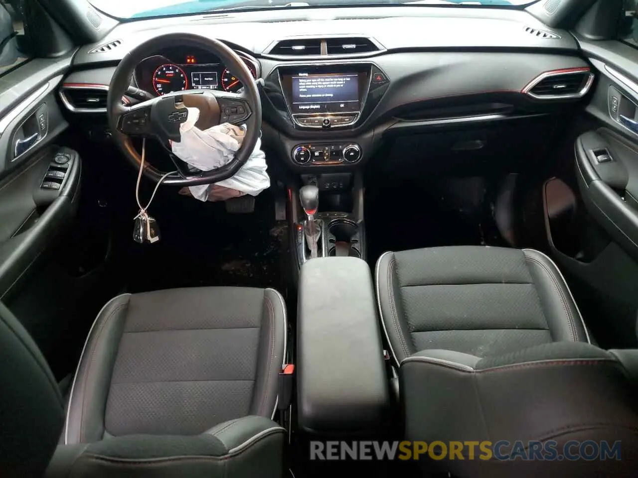 8 Фотография поврежденного автомобиля KL79MUSL5MB103044 CHEVROLET TRAILBLZR 2021
