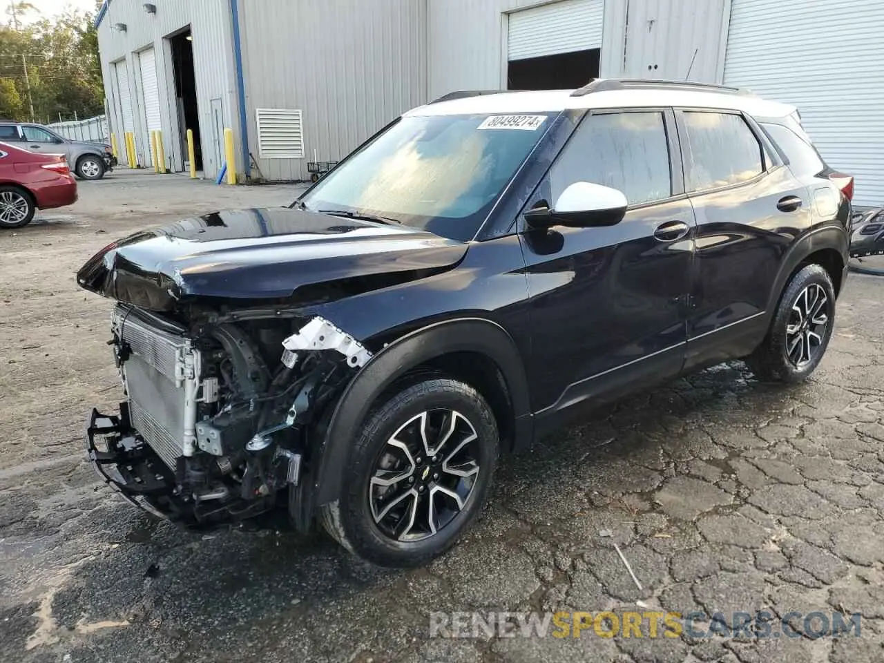 1 Photograph of a damaged car KL79MVSL7MB074765 CHEVROLET TRAILBLZR 2021