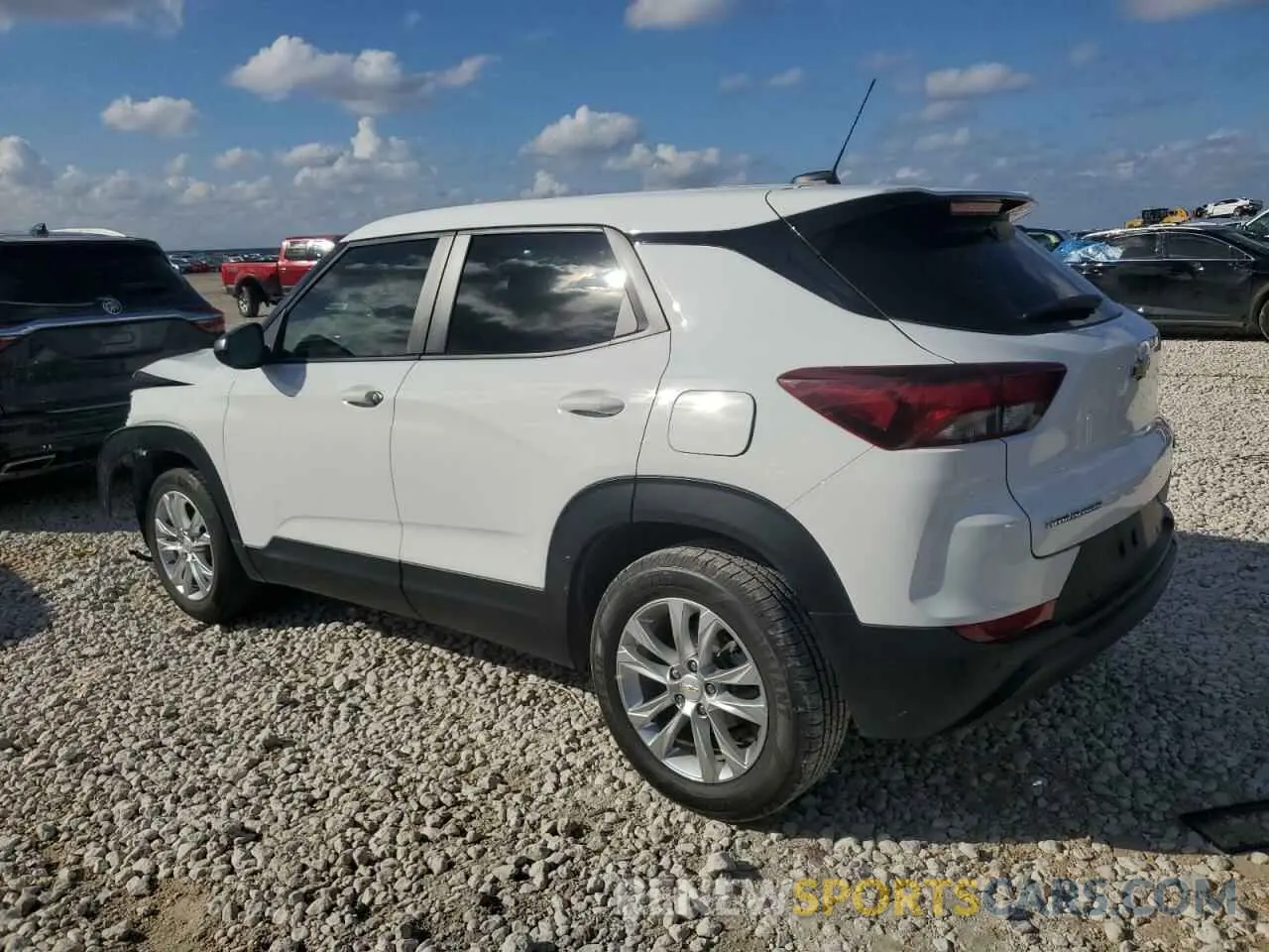 2 Фотография поврежденного автомобиля KL79MMS23NB129974 CHEVROLET TRAILBLZR 2022
