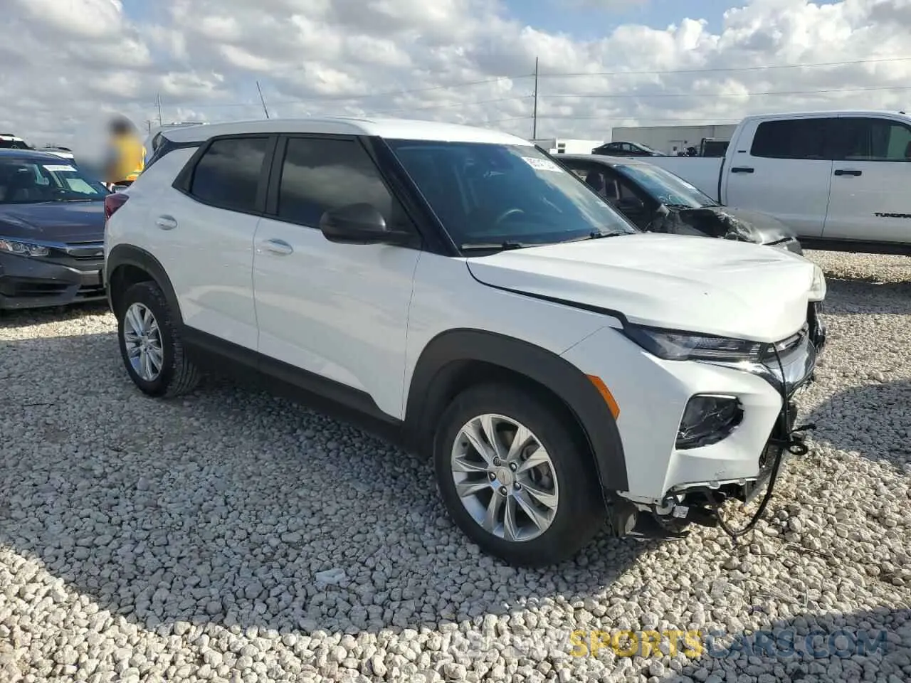 4 Фотография поврежденного автомобиля KL79MMS23NB129974 CHEVROLET TRAILBLZR 2022