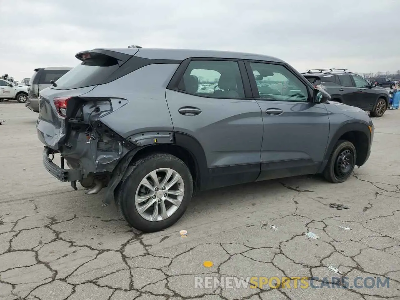3 Фотография поврежденного автомобиля KL79MMS27NB116841 CHEVROLET TRAILBLZR 2022