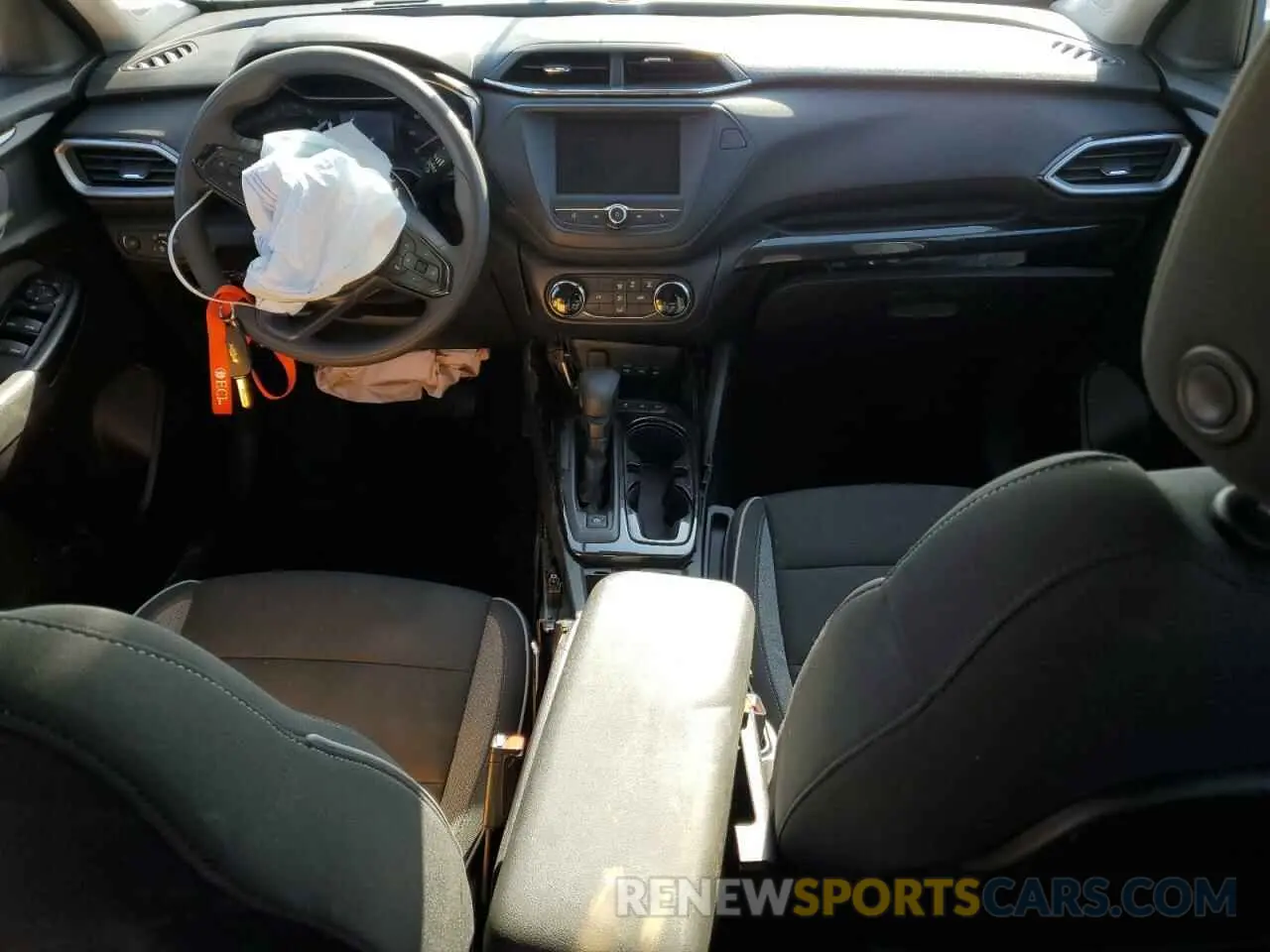 8 Фотография поврежденного автомобиля KL79MNSL6NB047669 CHEVROLET TRAILBLZR 2022