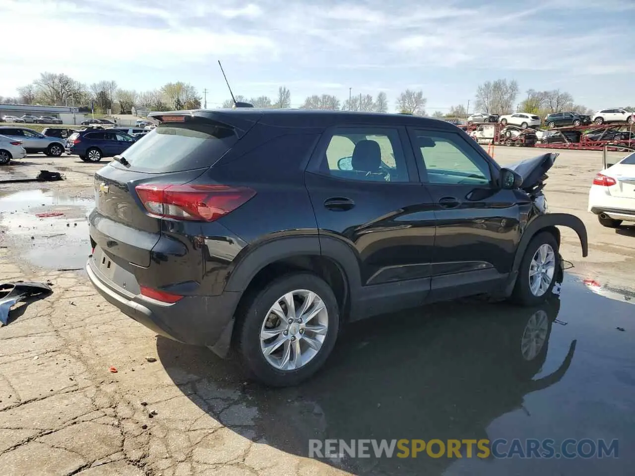 3 Фотография поврежденного автомобиля KL79MNSL7NB013918 CHEVROLET TRAILBLZR 2022