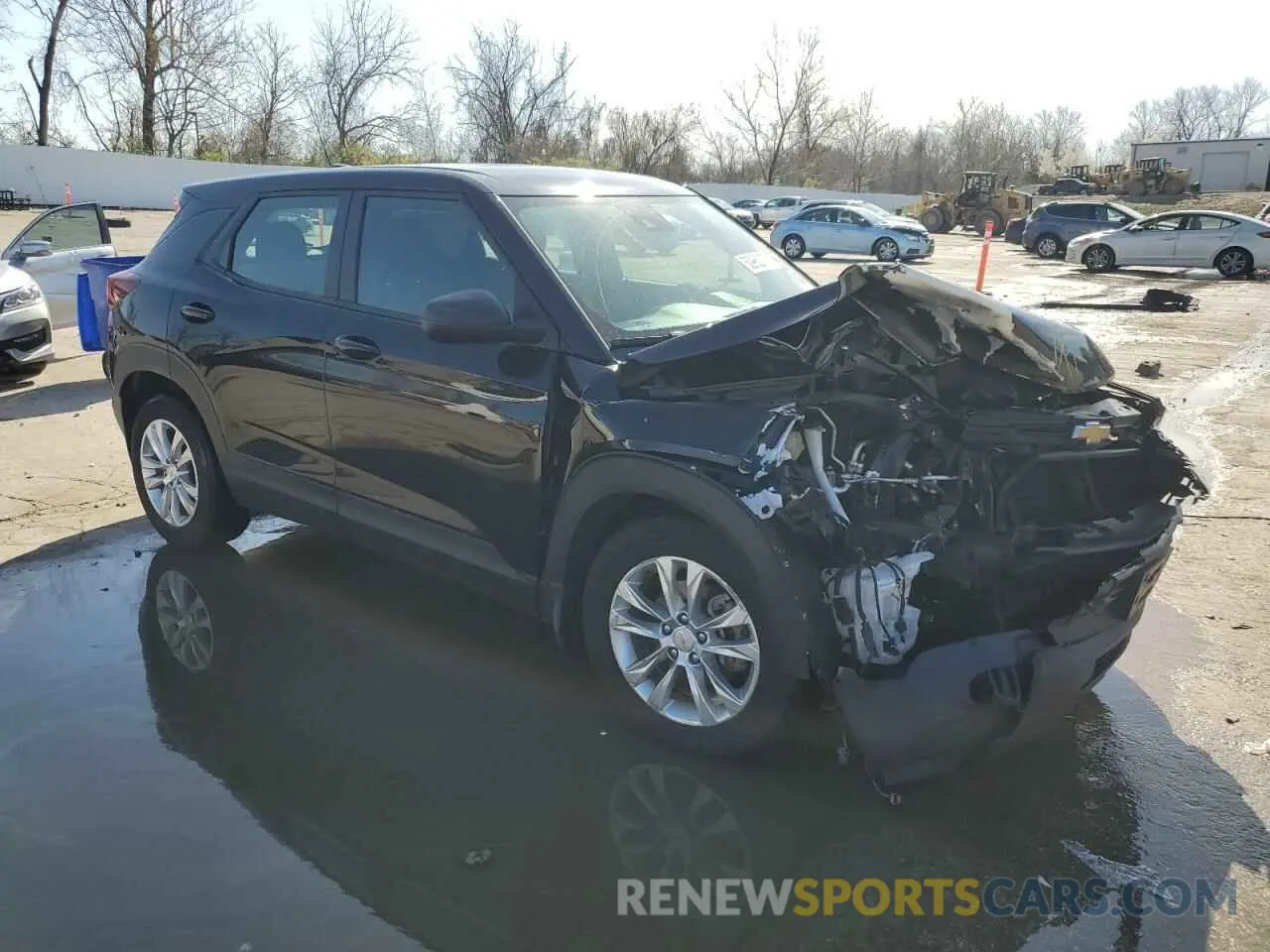 4 Фотография поврежденного автомобиля KL79MNSL7NB013918 CHEVROLET TRAILBLZR 2022