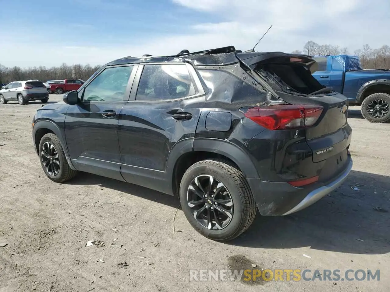 2 Фотография поврежденного автомобиля KL79MPSL4NB038254 CHEVROLET TRAILBLZR 2022
