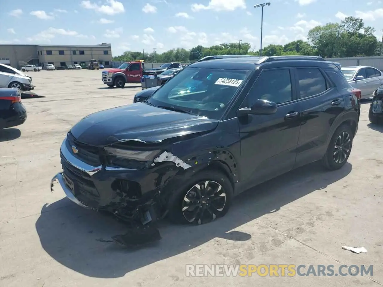 1 Photograph of a damaged car KL79MPSL8NB054585 CHEVROLET TRAILBLZR 2022