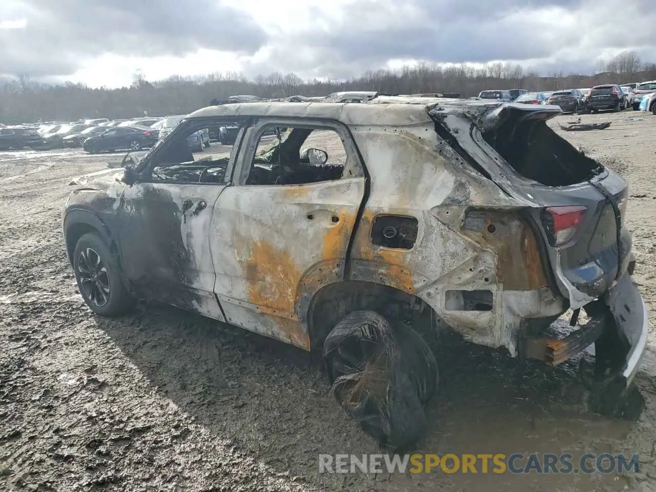2 Фотография поврежденного автомобиля KL79MRSL7NB135637 CHEVROLET TRAILBLZR 2022