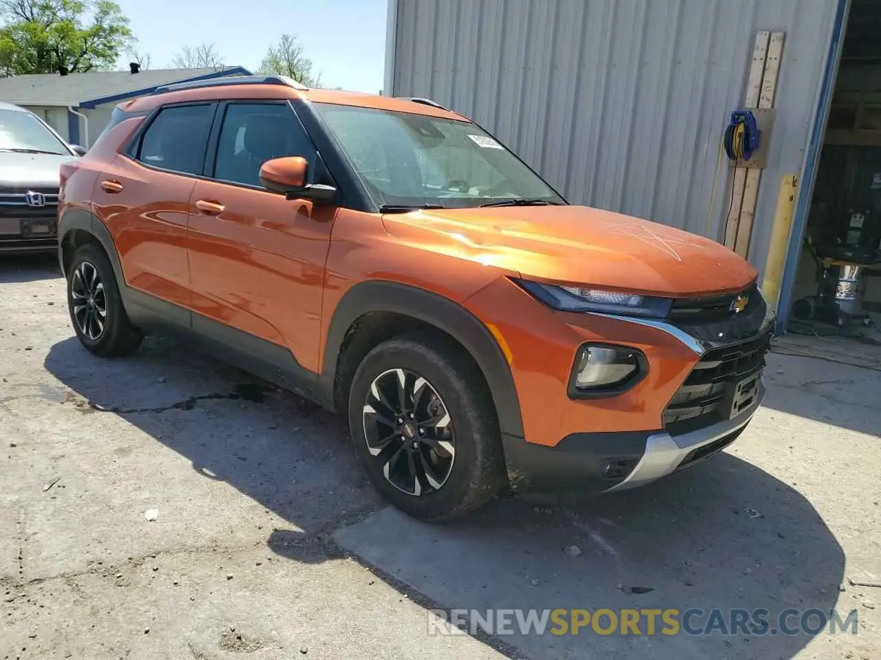 4 Фотография поврежденного автомобиля KL79MRSL7NB137453 CHEVROLET TRAILBLZR 2022