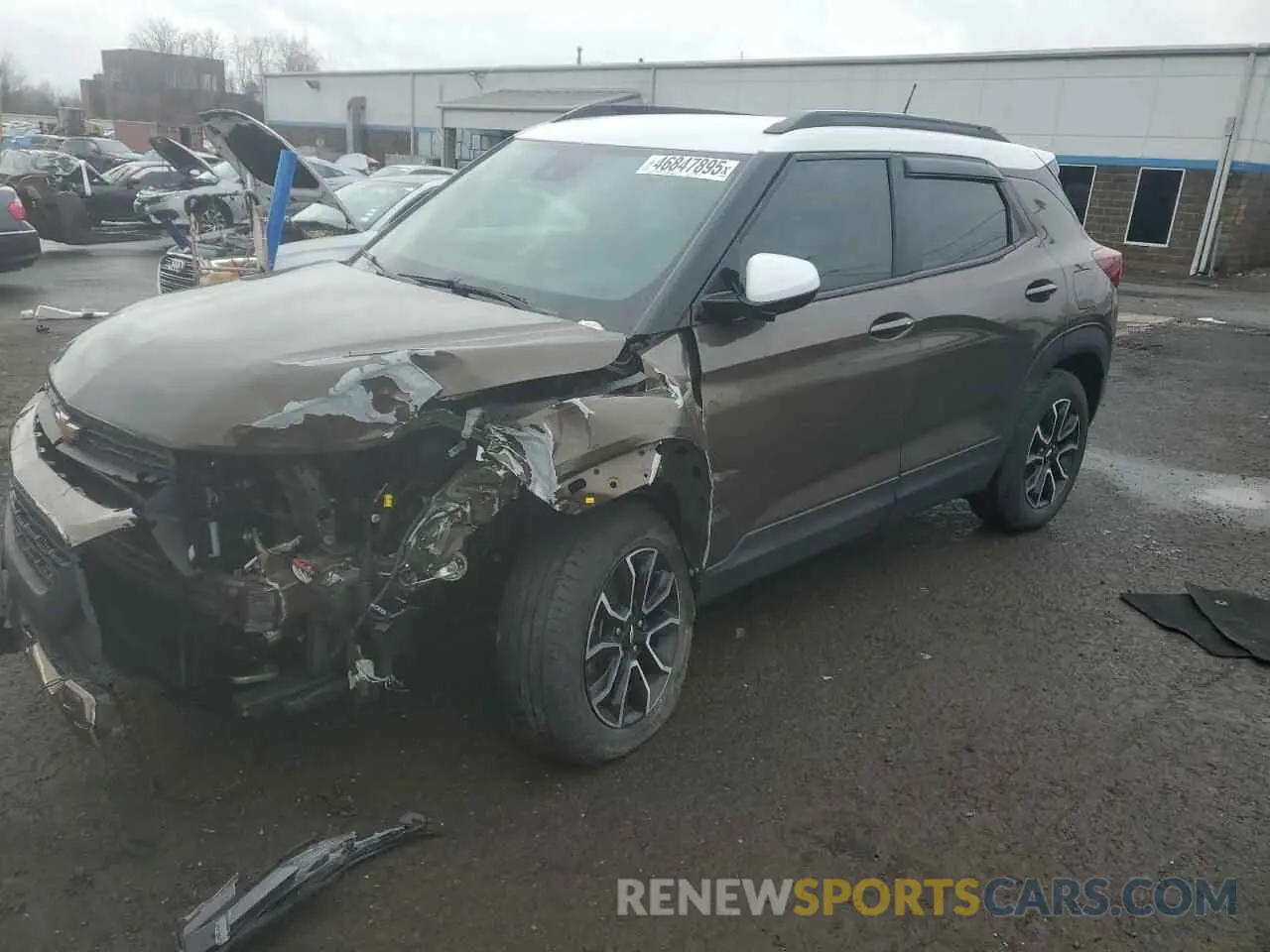 1 Photograph of a damaged car KL79MSSL1NB047917 CHEVROLET TRAILBLZR 2022