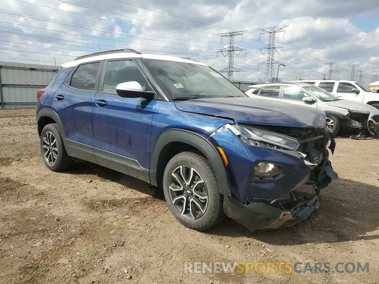 4 Фотография поврежденного автомобиля KL79MSSL8NB029236 CHEVROLET TRAILBLZR 2022