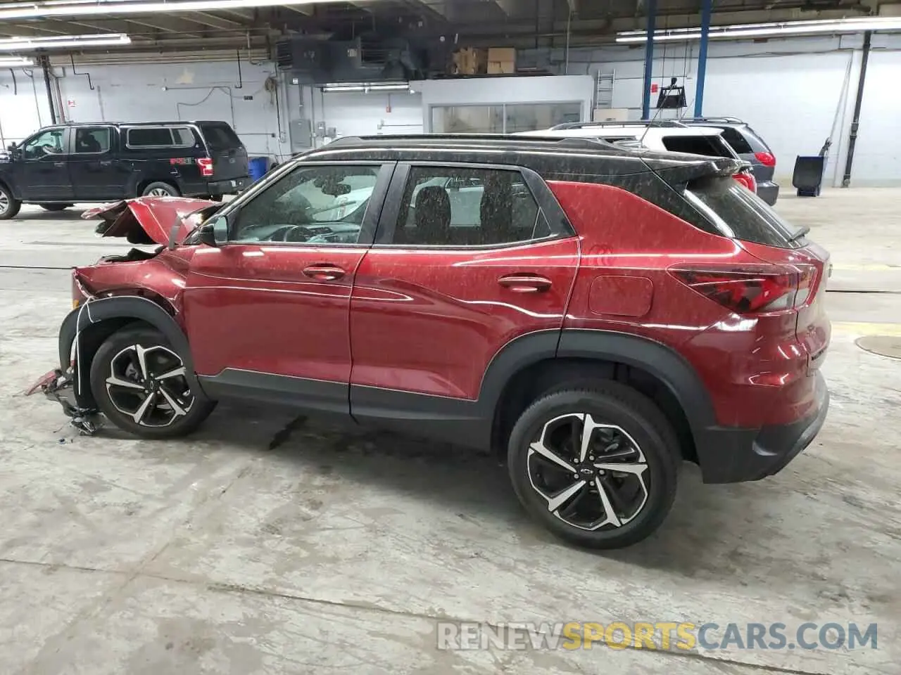 2 Фотография поврежденного автомобиля KL79MTSL0NB054721 CHEVROLET TRAILBLZR 2022