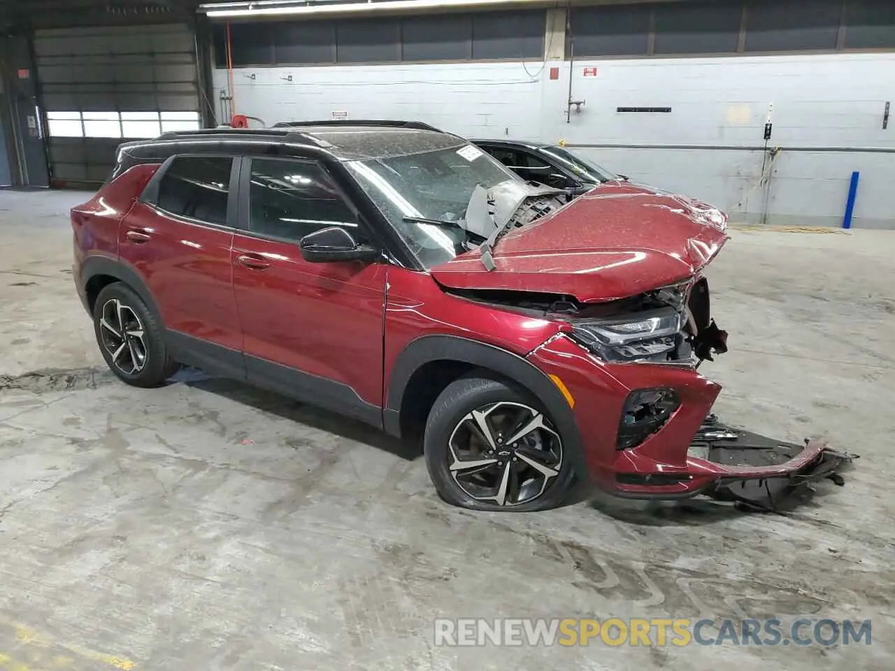 4 Фотография поврежденного автомобиля KL79MTSL0NB054721 CHEVROLET TRAILBLZR 2022