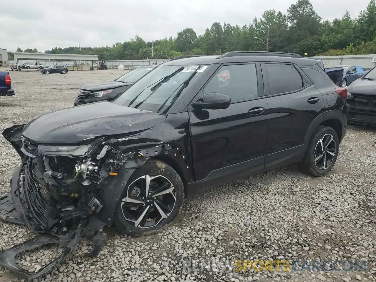 1 Photograph of a damaged car KL79MTSL0NB070336 CHEVROLET TRAILBLZR 2022