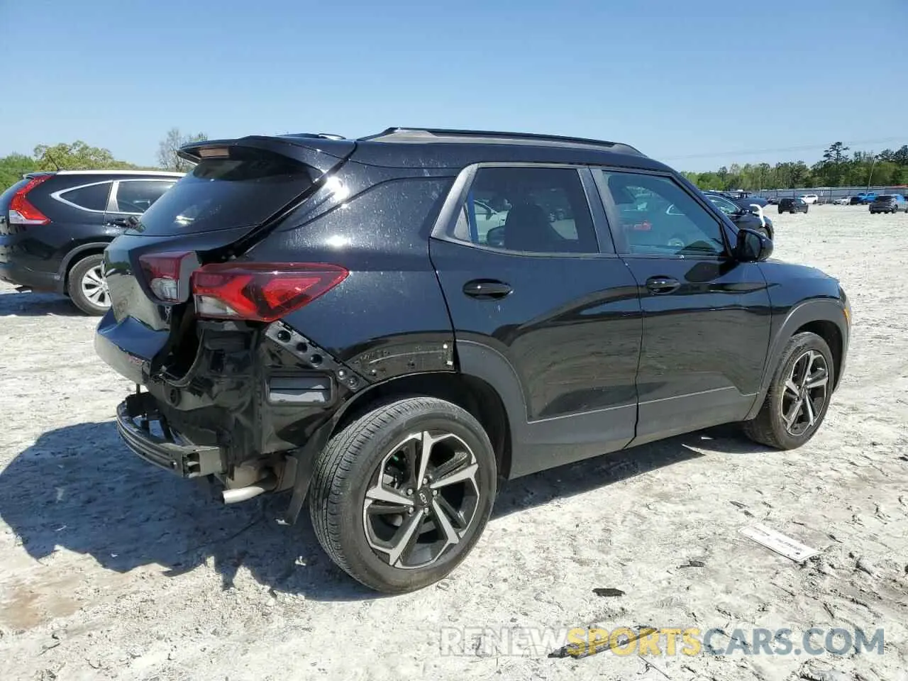 3 Фотография поврежденного автомобиля KL79MTSL2NB054963 CHEVROLET TRAILBLZR 2022