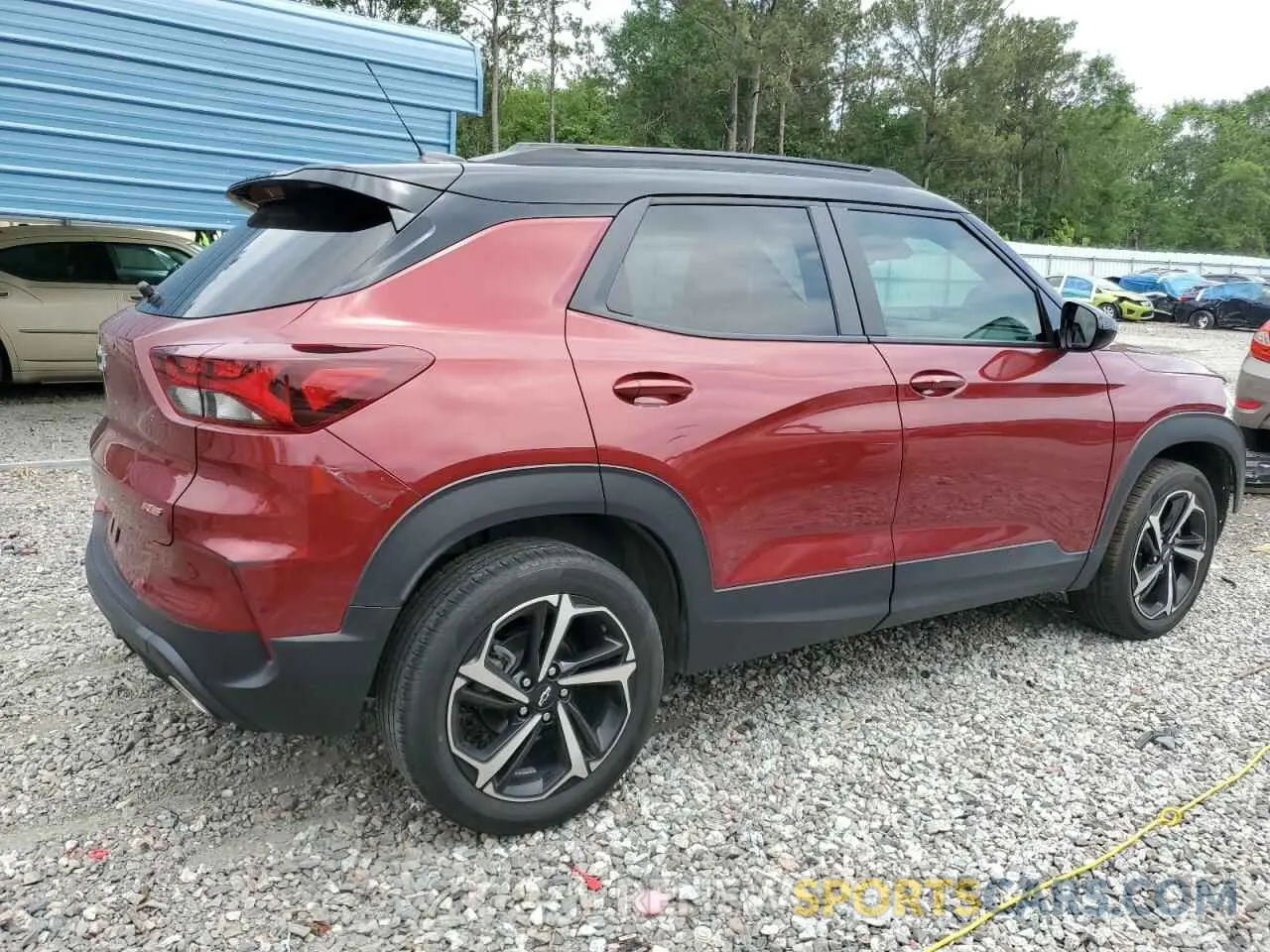 3 Photograph of a damaged car KL79MTSL2NB106348 CHEVROLET TRAILBLZR 2022
