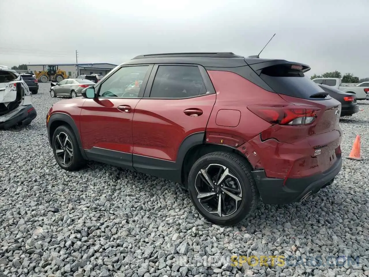 2 Фотография поврежденного автомобиля KL79MTSL3NB098065 CHEVROLET TRAILBLZR 2022