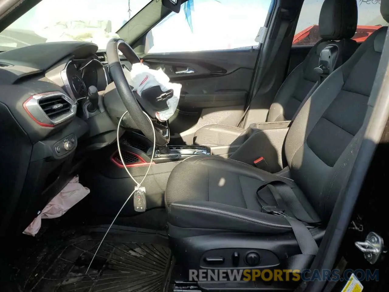 7 Фотография поврежденного автомобиля KL79MTSL8NB136213 CHEVROLET TRAILBLZR 2022