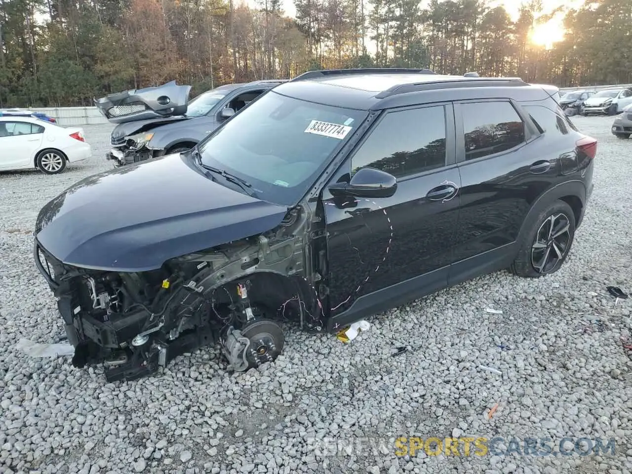 1 Фотография поврежденного автомобиля KL79MTSL9NB020860 CHEVROLET TRAILBLZR 2022