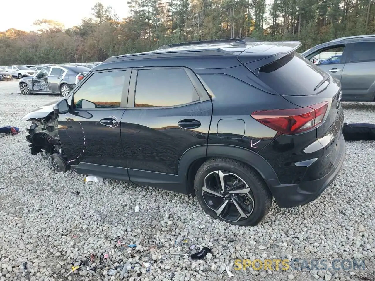 2 Фотография поврежденного автомобиля KL79MTSL9NB020860 CHEVROLET TRAILBLZR 2022