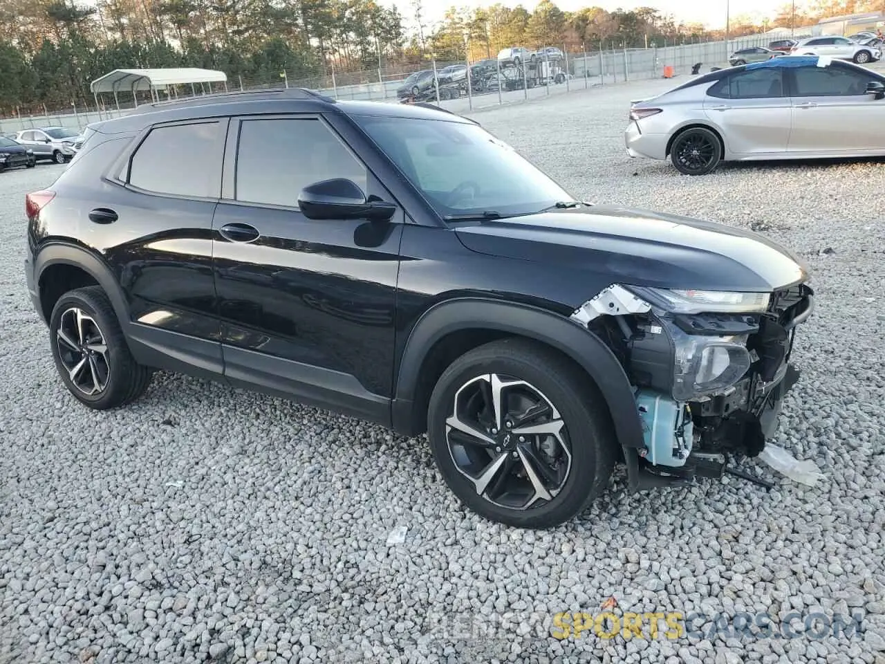 4 Фотография поврежденного автомобиля KL79MTSL9NB020860 CHEVROLET TRAILBLZR 2022