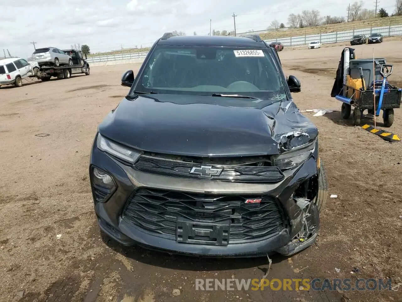 5 Фотография поврежденного автомобиля KL79MUSL5NB117897 CHEVROLET TRAILBLZR 2022