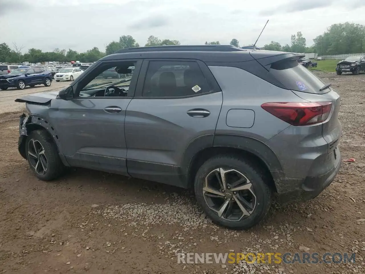2 Фотография поврежденного автомобиля KL79MUSL6NB052543 CHEVROLET TRAILBLZR 2022