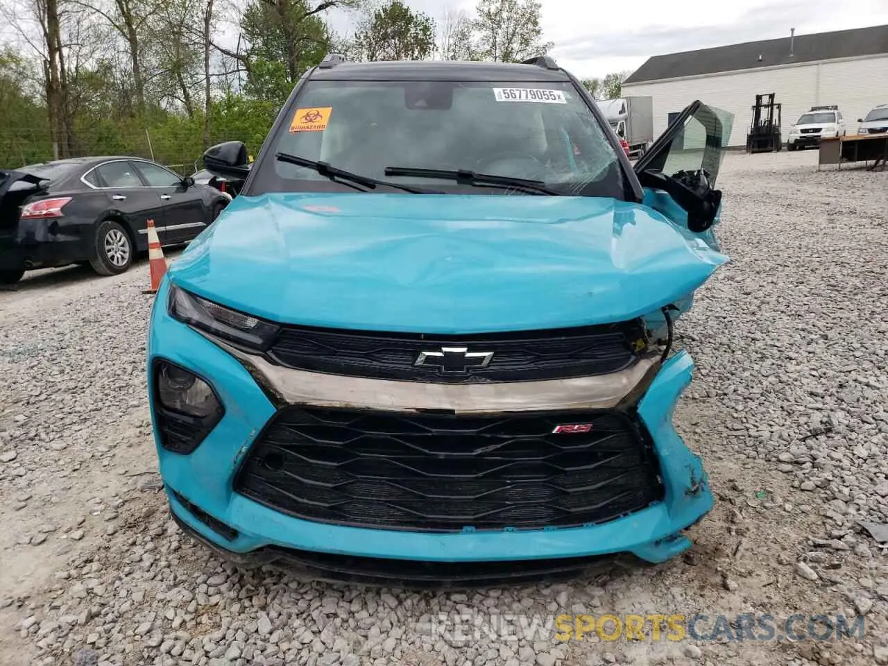 5 Фотография поврежденного автомобиля KL79MUSL8NB024212 CHEVROLET TRAILBLZR 2022