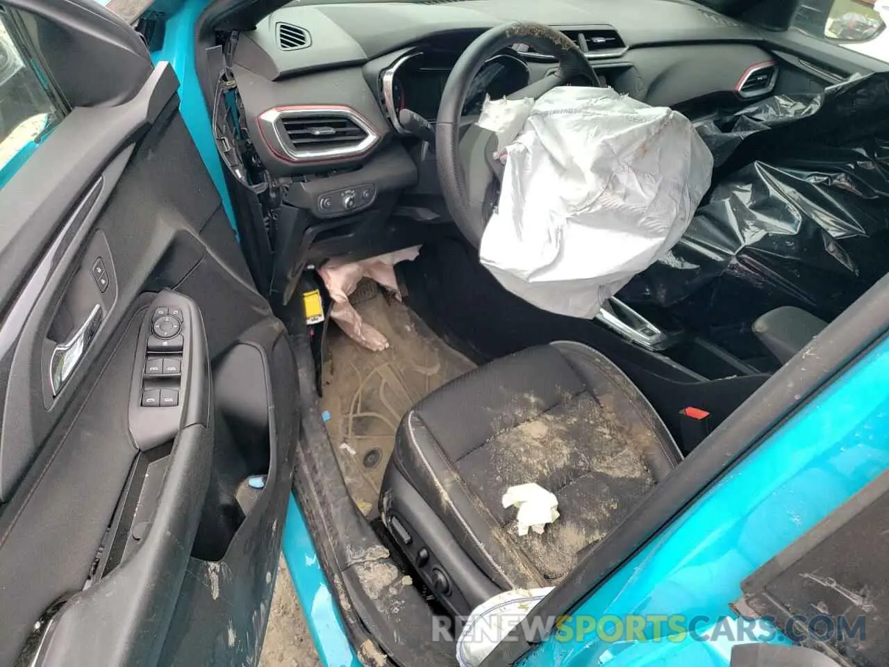 8 Фотография поврежденного автомобиля KL79MUSL8NB024212 CHEVROLET TRAILBLZR 2022
