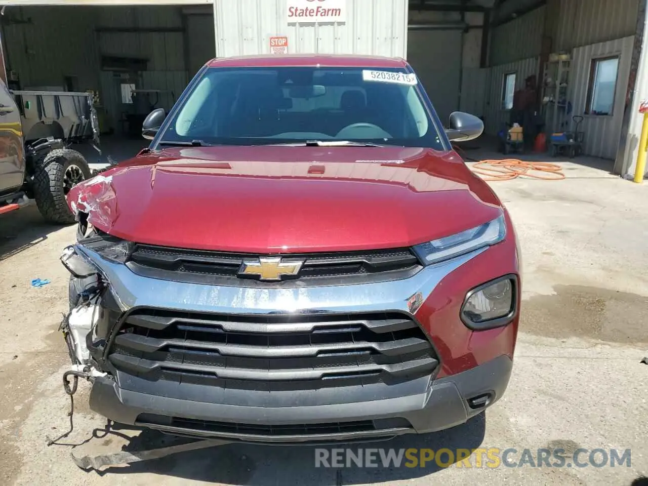 5 Фотография поврежденного автомобиля KL79MMS23PB166252 CHEVROLET TRAILBLZR 2023