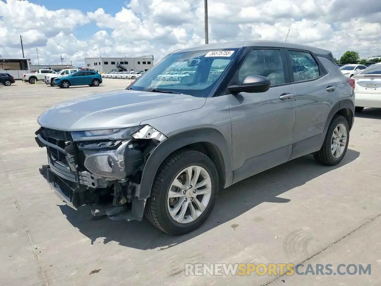 1 Photograph of a damaged car KL79MMS27PB031632 CHEVROLET TRAILBLZR 2023