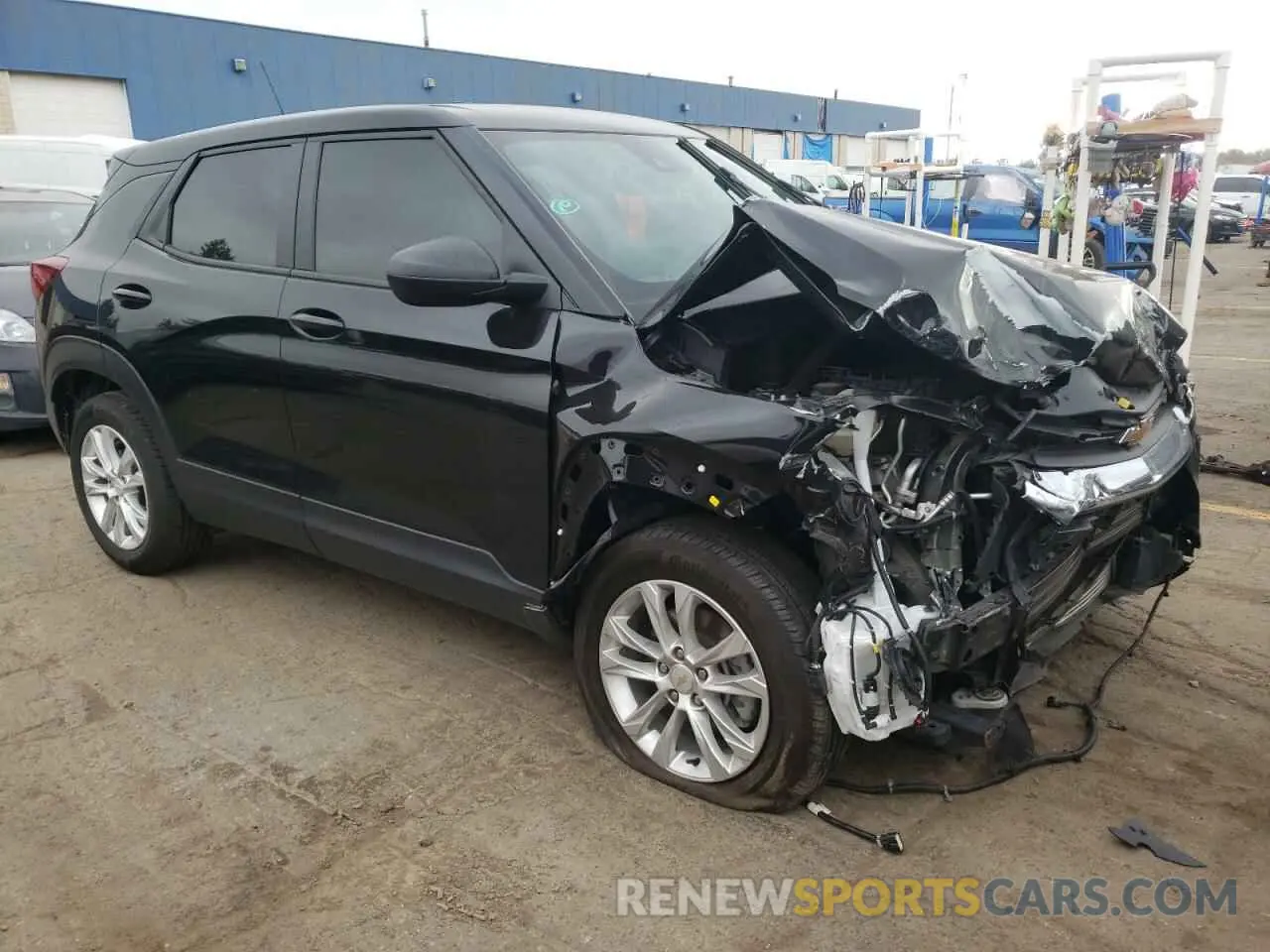 4 Фотография поврежденного автомобиля KL79MNSL1PB048425 CHEVROLET TRAILBLZR 2023