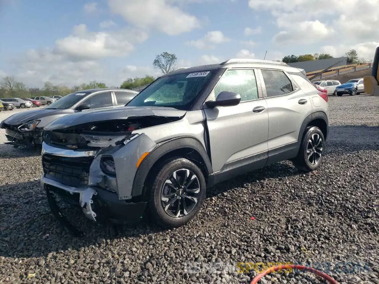 1 Photograph of a damaged car KL79MPSL4PB191896 CHEVROLET TRAILBLZR 2023