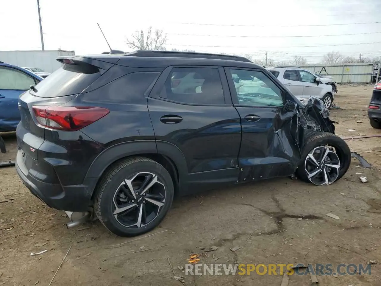 3 Фотография поврежденного автомобиля KL79MTSL2PB214603 CHEVROLET TRAILBLZR 2023