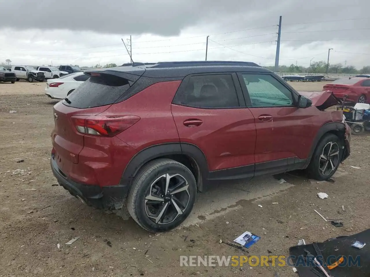 3 Photograph of a damaged car KL79MTSL7PB004613 CHEVROLET TRAILBLZR 2023