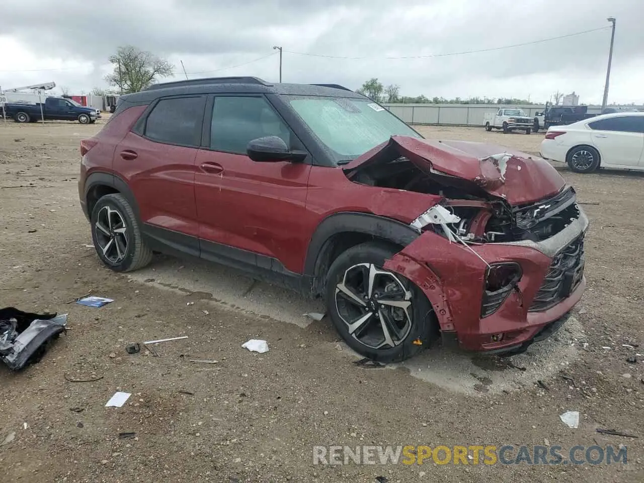 4 Photograph of a damaged car KL79MTSL7PB004613 CHEVROLET TRAILBLZR 2023