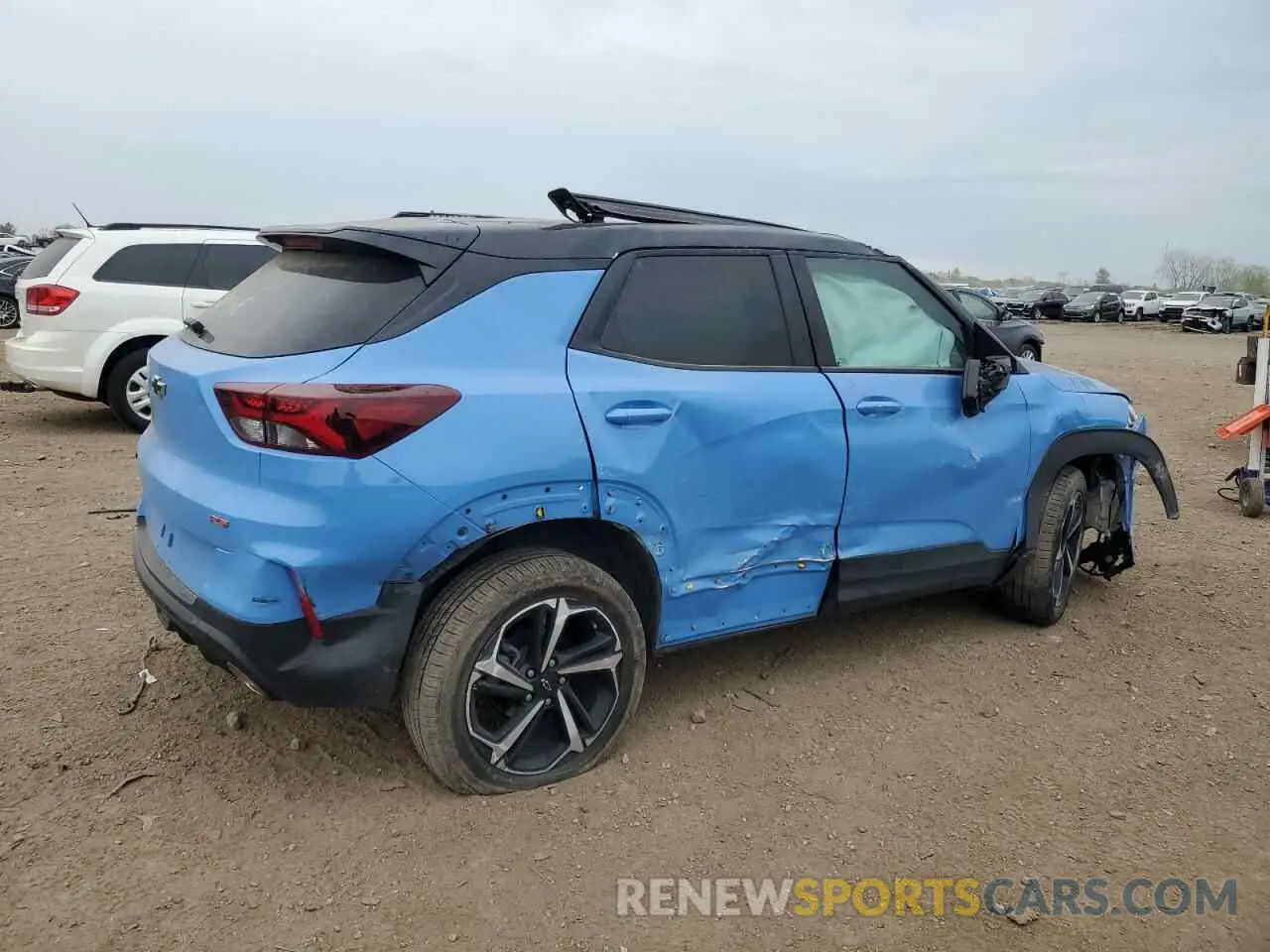 3 Фотография поврежденного автомобиля KL79MTSL9PB201444 CHEVROLET TRAILBLZR 2023