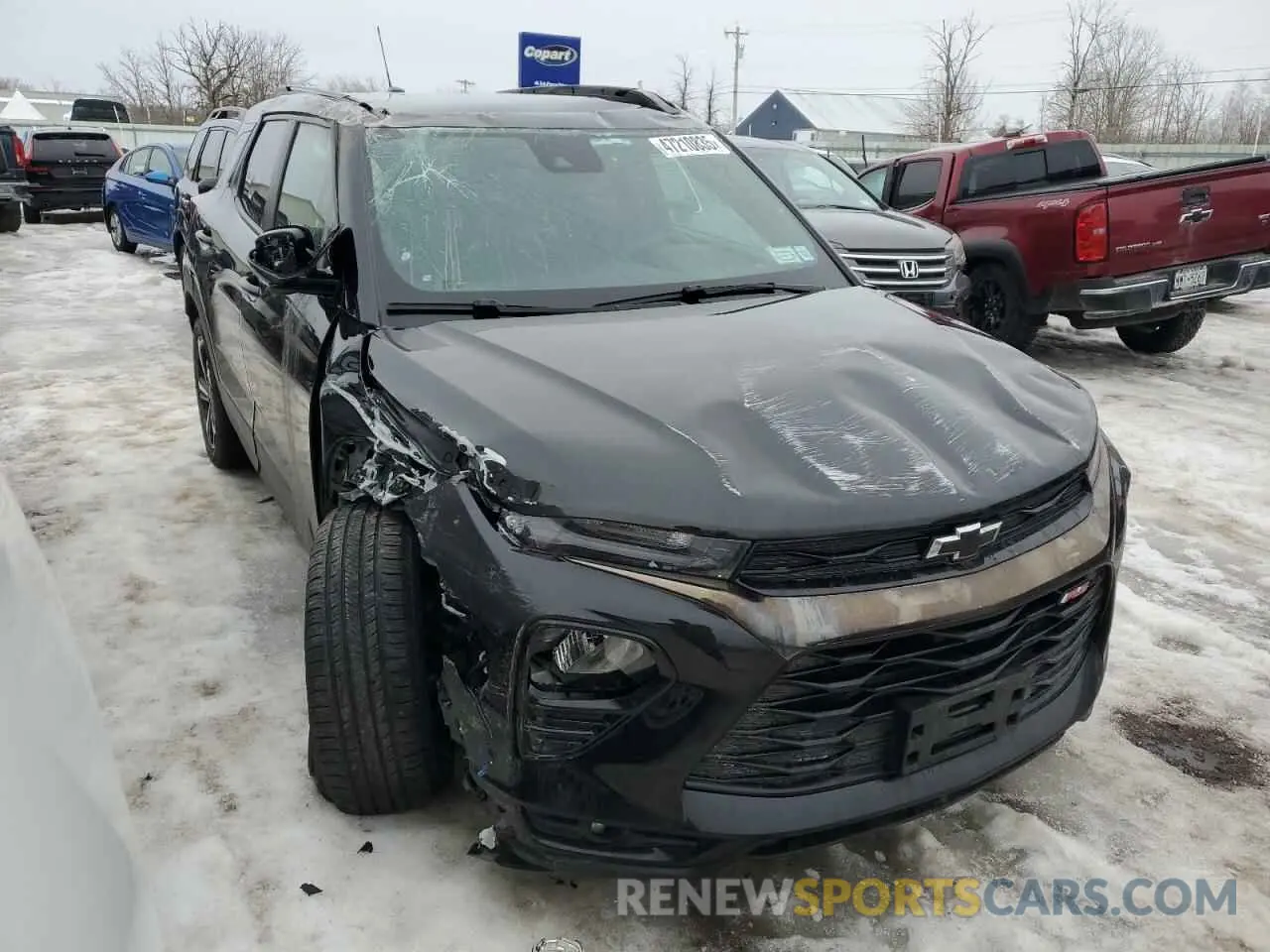 4 Photograph of a damaged car KL79MUSL6PB208535 CHEVROLET TRAILBLZR 2023