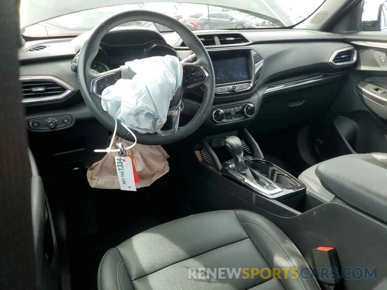 8 Фотография поврежденного автомобиля KL79MVSL7PB139649 CHEVROLET TRAILBLZR 2023